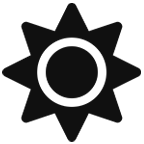 ícone de sol